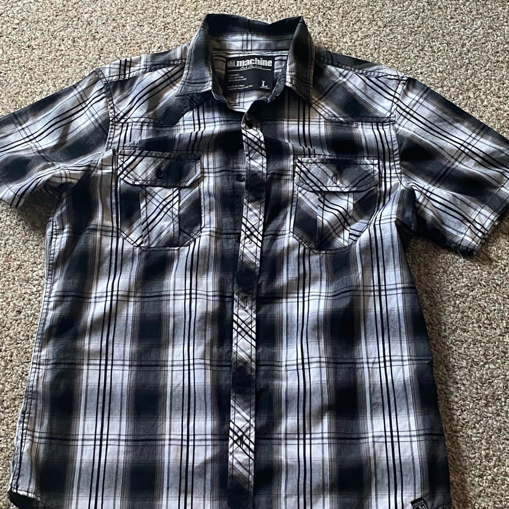 MK Machine young men’s button shirt.